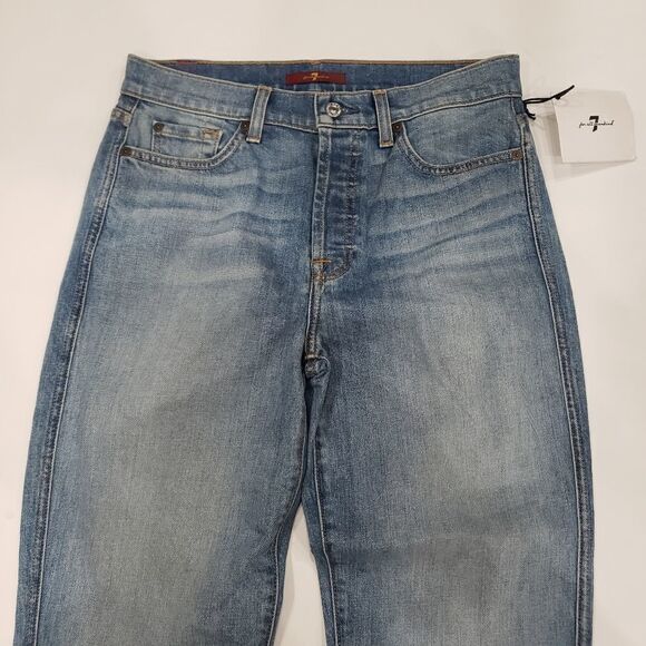 7FAM Edie Black Rhinestone Satellite Sky Jeans - Picture 12 of 17